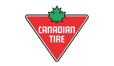 Logo for Canadian Tire a retailer for BaitCloud fish attractant balls