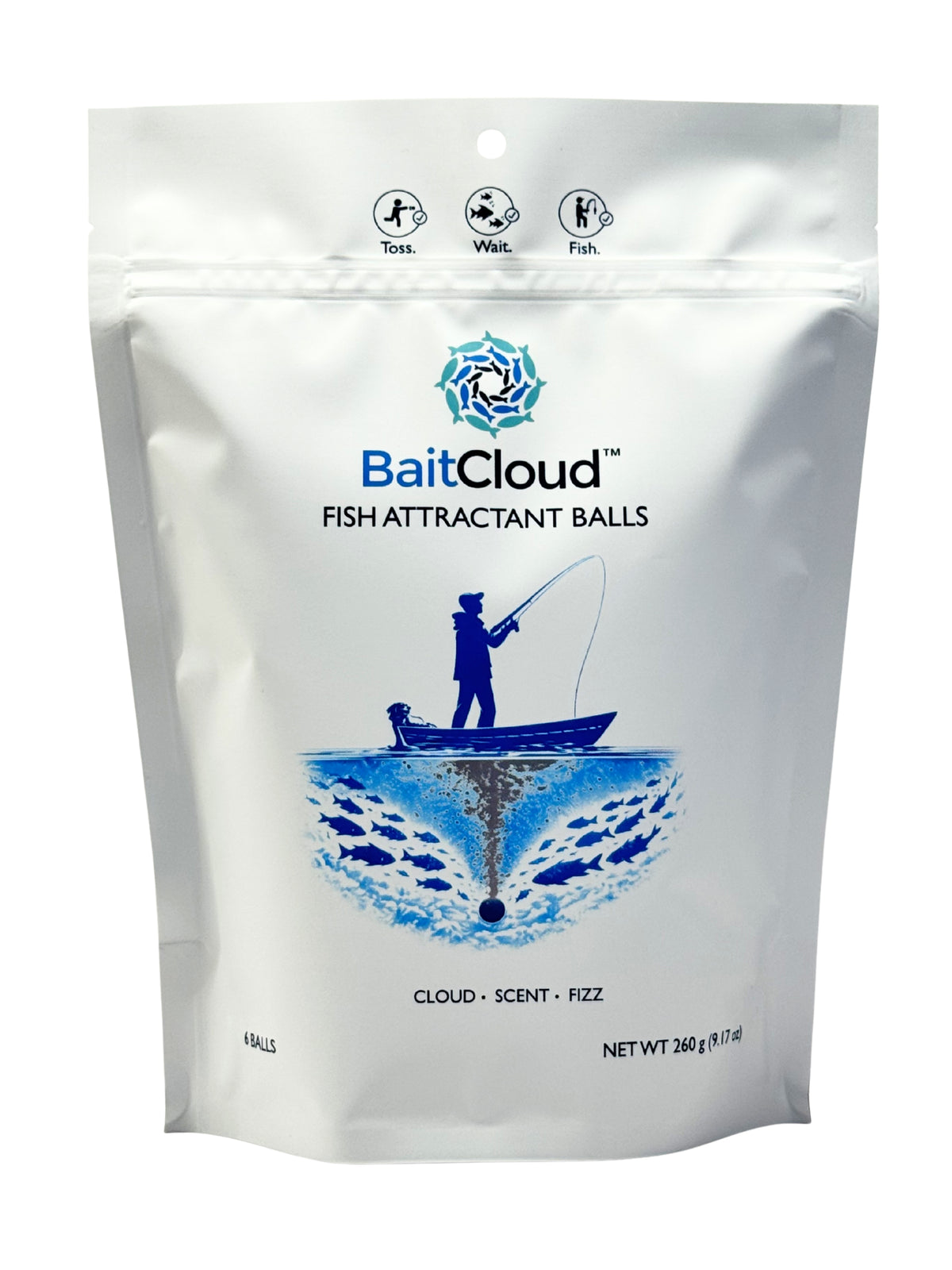 BaitCloud — The Multi-Sensory Fish Attractant